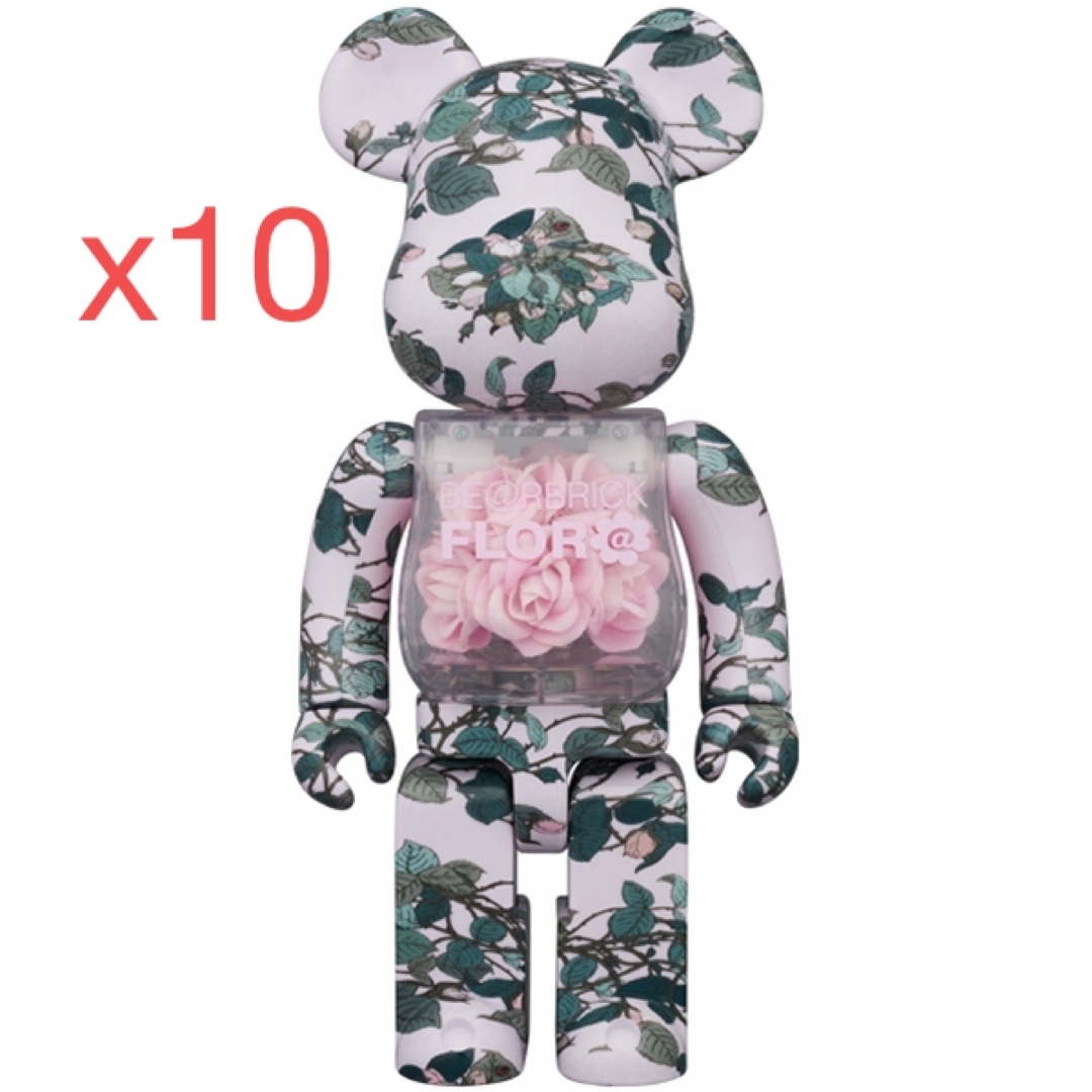 BE@RBRICK FLOR@ PINK ROSE 400％ エンタメ/ホビーのフィギュア(その他)の商品写真