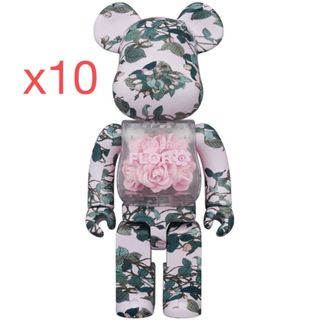 BE@RBRICK FLOR@ PINK ROSE 400％(その他)