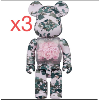 BE@RBRICK FLOR@ PINK ROSE 400％(その他)