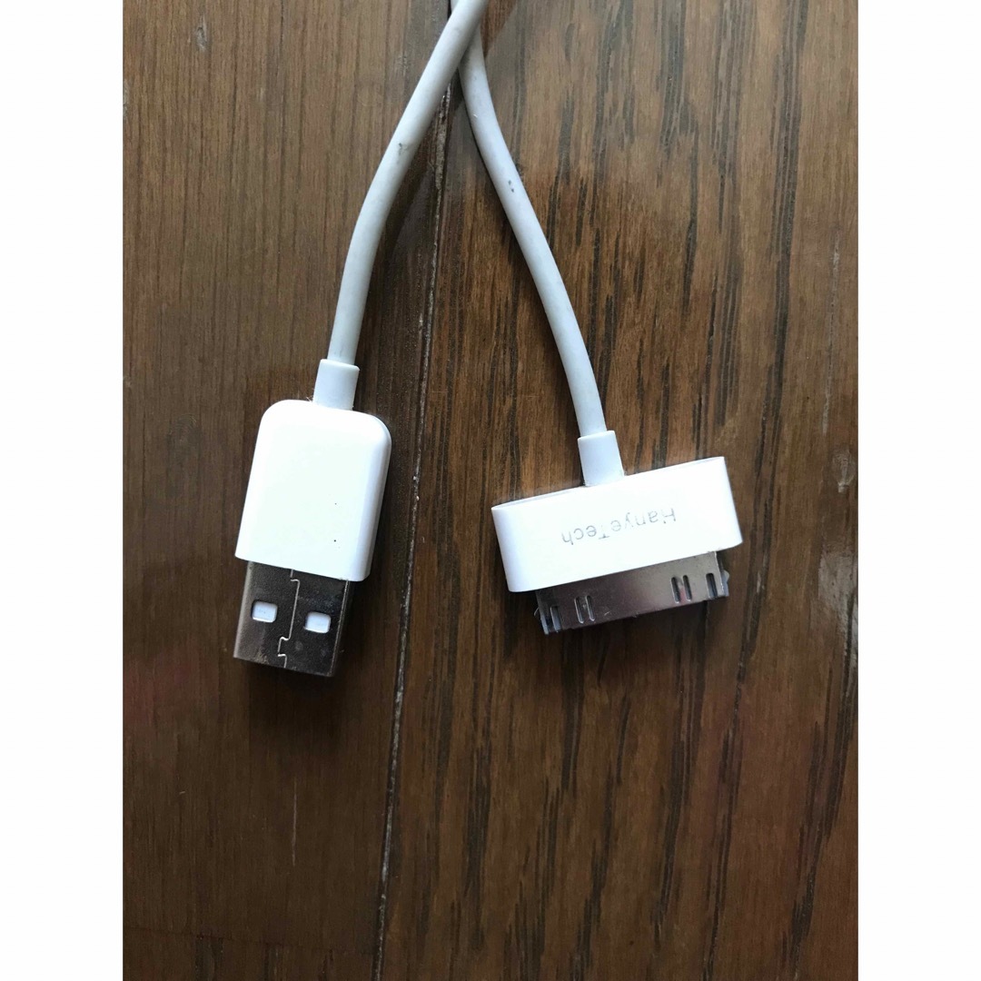 USB Dock Connector(ドックコネクタ) ホワイト白 スマホ/家電/カメラのスマホアクセサリー(その他)の商品写真