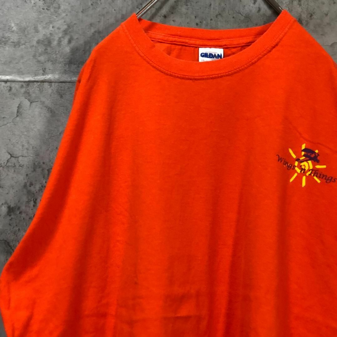 wings things 飛行機 太陽 ワンポイント Tシャツ メンズのトップス(Tシャツ/カットソー(半袖/袖なし))の商品写真