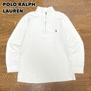 ポロラルフローレン(POLO RALPH LAUREN)の90s POLO RALPH LAUREN ハーフジップセーター コットンニット(ニット/セーター)