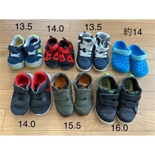 ナイキ(NIKE)のスニーカー　まとめ売り 7足　13.5〜16㎝(スニーカー)