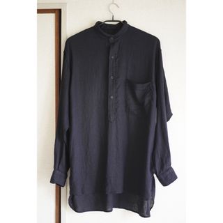 コモリ(COMOLI)の23SS COMOLI リネンツイル プルオーバーシャツ size3(シャツ)