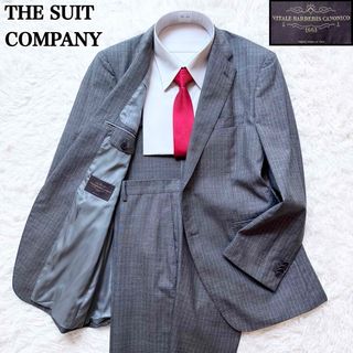 スーツカンパニー(THE SUIT COMPANY)のザスーツカンパニー シングルスーツ ビジネススーツ カノニコ グレー ウール L(セットアップ)