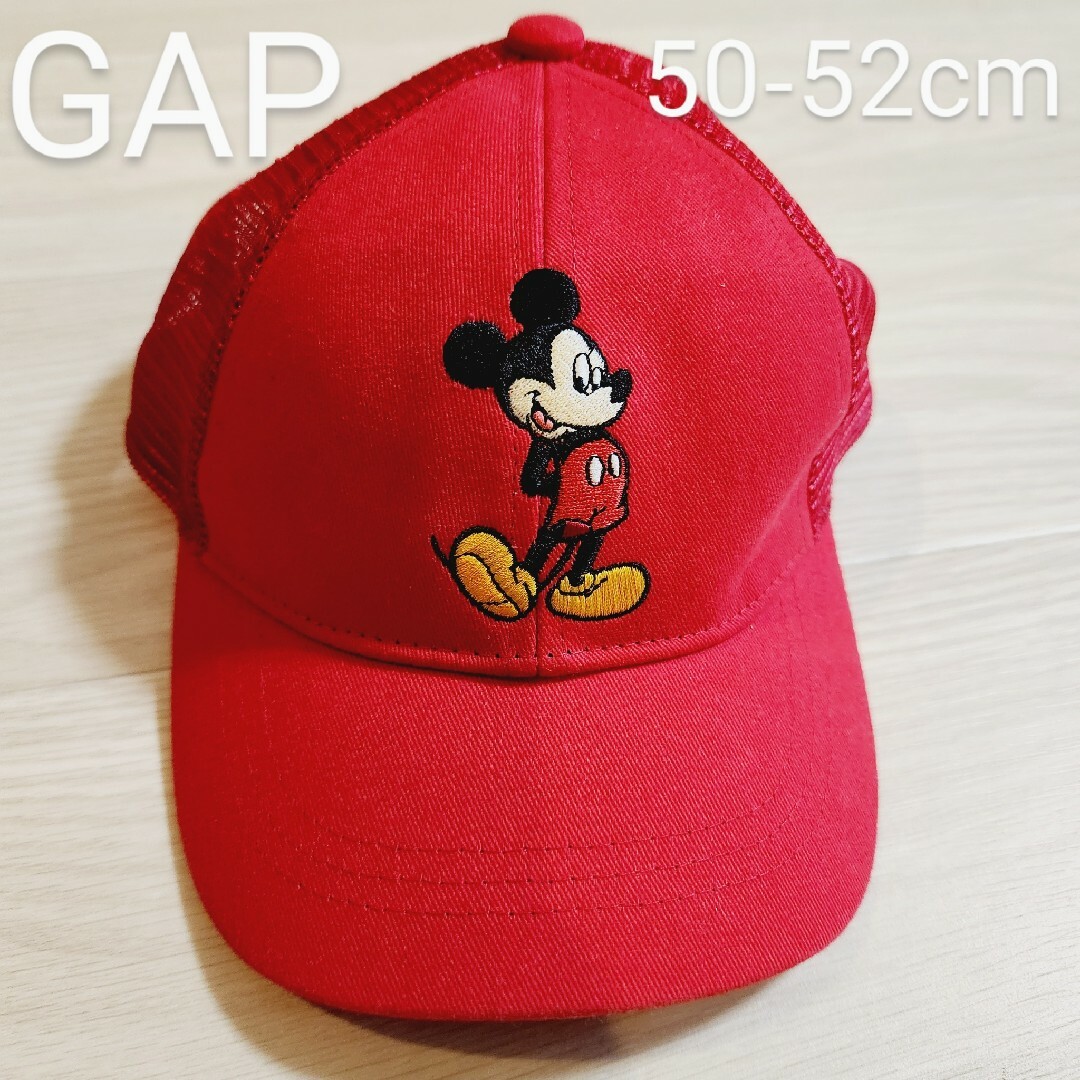 GAP Kids(ギャップキッズ)のbabyGap ディズニー ミッキーマウス ベースボールキャップ キッズ/ベビー/マタニティのこども用ファッション小物(帽子)の商品写真