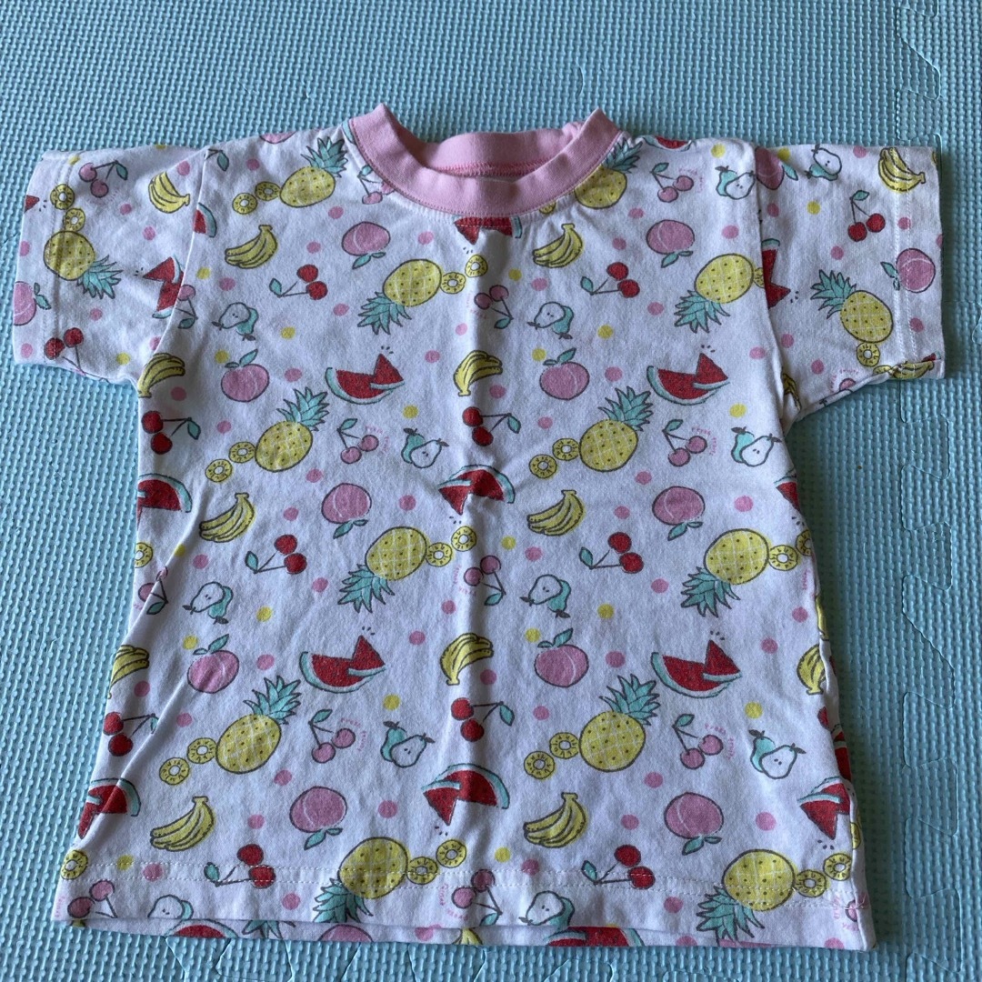 夏物　半袖　キッズ　パジャマ キッズ/ベビー/マタニティのキッズ服女の子用(90cm~)(パジャマ)の商品写真