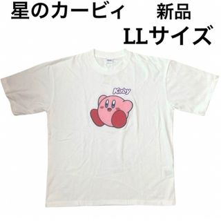 星のカービィ  サガラ刺繍　Tシャツ　LLサイズ　新品(Tシャツ/カットソー(半袖/袖なし))