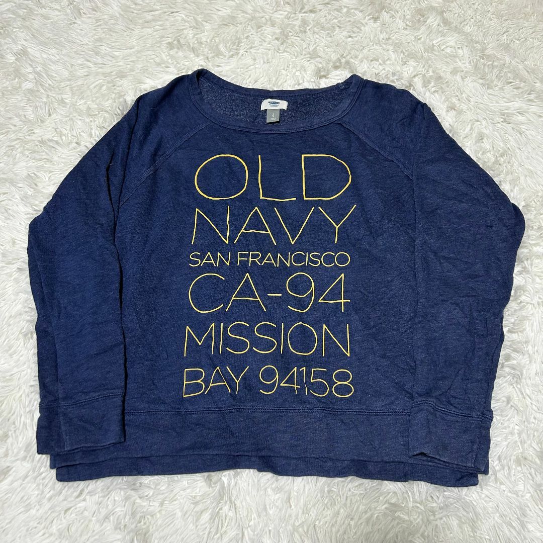 Old Navy(オールドネイビー)の【美品】オールド ネイビー スウェット L ネイビー ✓3676 メンズのトップス(スウェット)の商品写真