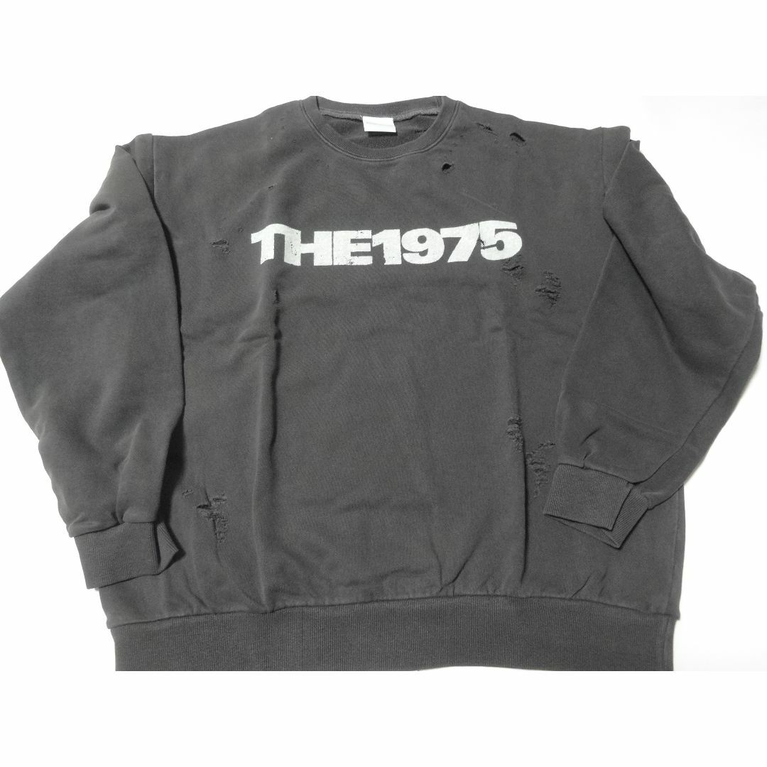 ロック THE 1975【ダメージ加工 スウェット】XL 新品の通販 by ロック THE 1975【ダメージ加工 スウェット】XL 新品の通販 by