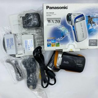 パナソニック(Panasonic)のPanasonic デジタルムービーカメラHX-WA20-H☆実動品☆(ビデオカメラ)