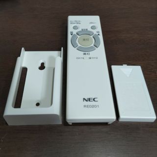 エヌイーシー(NEC)のリモコン　LED　照明　中古品　NEC　RE0201(天井照明)