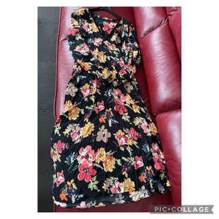 ザラ(ZARA)の【美品】ZARA ロングワンピース Ｌサイズ(ロングワンピース/マキシワンピース)