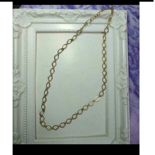 ダイヤ型チェーン チョーカー ゴールド色 ネックレス アクセサリー(ネックレス)