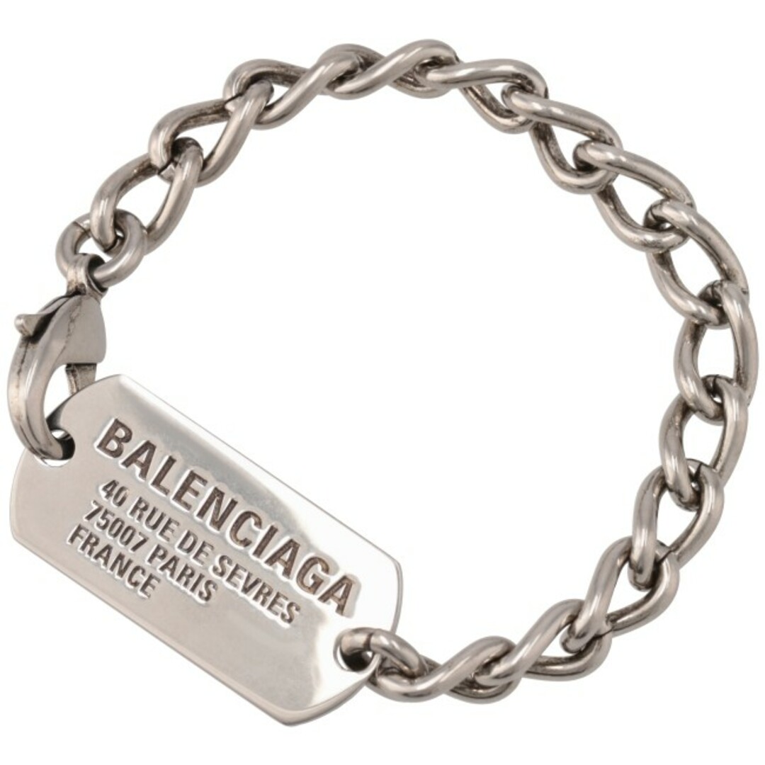 Balenciaga(バレンシアガ)のバレンシアガ/BALENCIAGA ブレスレット メンズ 真鍮 ブレスレット ANTIQUE SILVER 748071-TZ99I-0911 _0410ff メンズのアクセサリー(ブレスレット)の商品写真