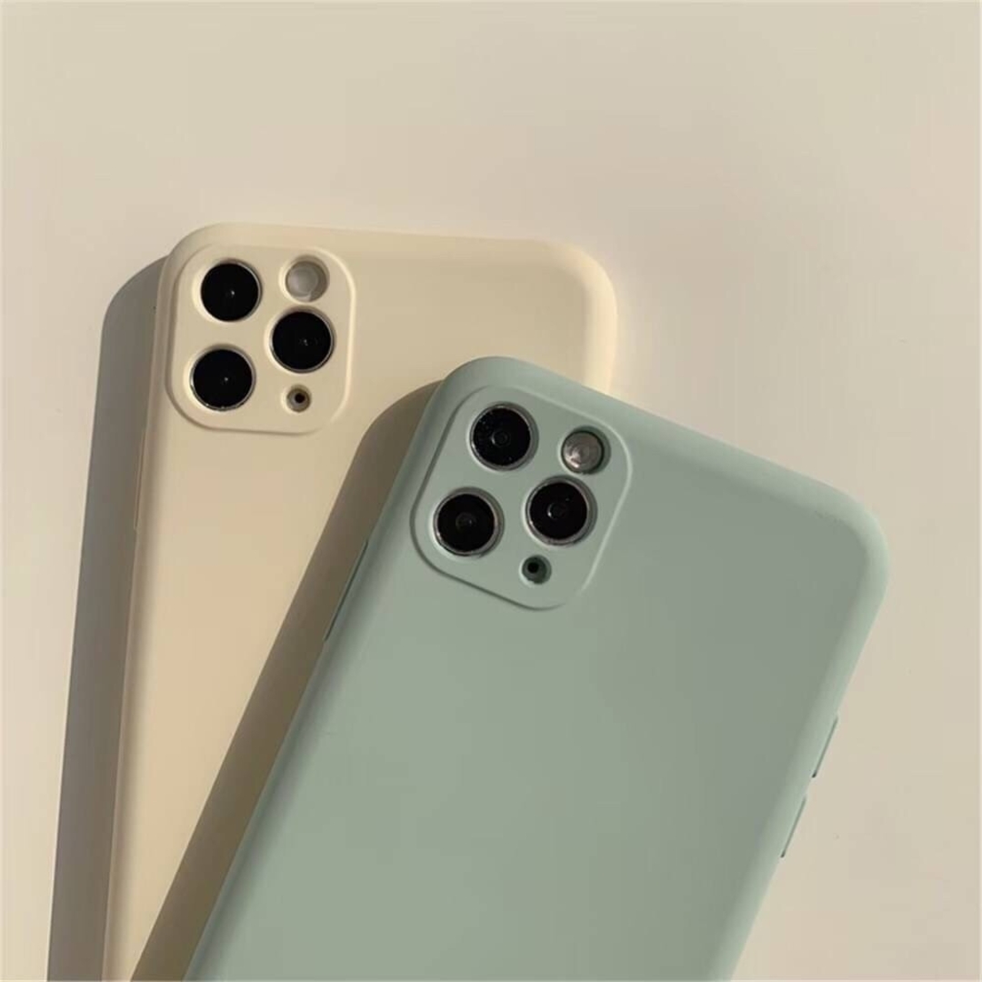 iPhone7 8plus　グレープ ケース くすみカラー マット素材 韓国 スマホ/家電/カメラのスマホアクセサリー(iPhoneケース)の商品写真