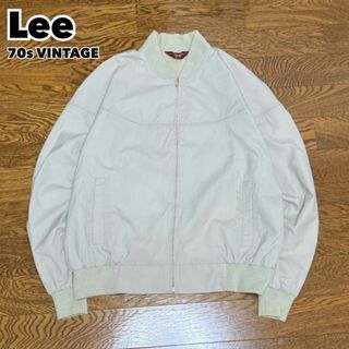 リー(Lee)の70s USA製 Lee リー ダービージャケット カップショルダー ベージュ(その他)