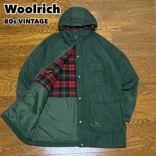 ウールリッチ(WOOLRICH)の80s USA製 Woolrich ウールリッチ マウンテンパーカー グリーン(マウンテンパーカー)