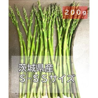 SS-Sサイズ 200g 20本以上 朝採り!! 産地直送 アスパラガス 新鮮(野菜)