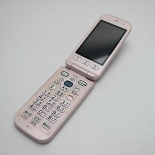 フジツウ(富士通)の良品中古 F-01G らくらくホン ベーシック4 ピンク  M555(携帯電話本体)