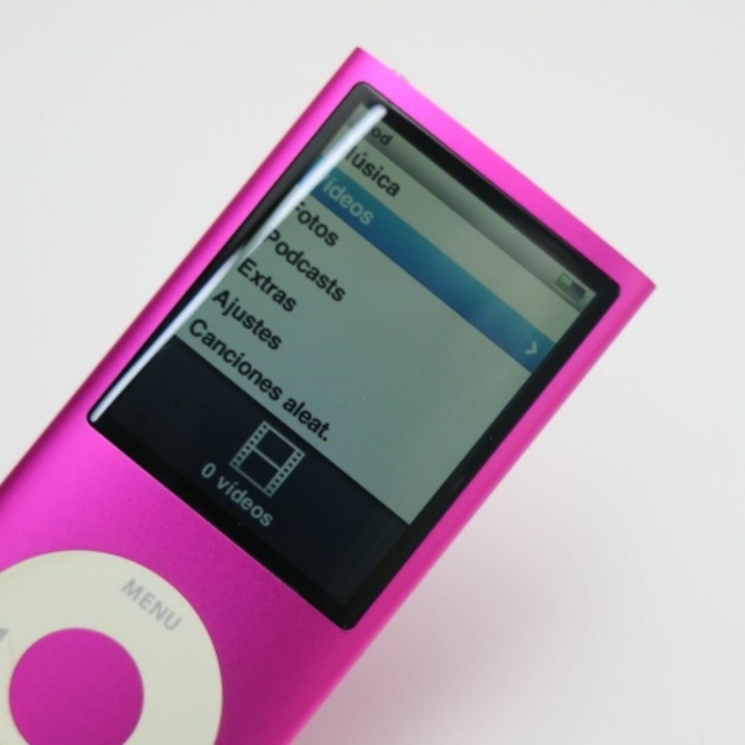 iPod(アイポッド)の超美品 iPOD nano 第4世代 8GB ピンク  M555 スマホ/家電/カメラのオーディオ機器(ポータブルプレーヤー)の商品写真