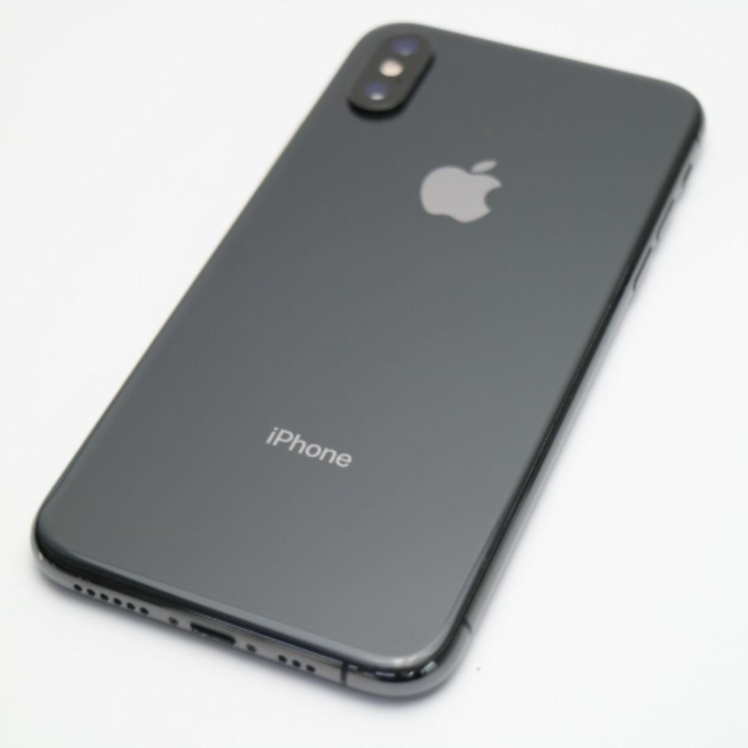 iPhone(アイフォーン)の超美品 SIMフリー iPhoneXS 64GB スペースグレイ 本体  M555 スマホ/家電/カメラのスマートフォン/携帯電話(スマートフォン本体)の商品写真