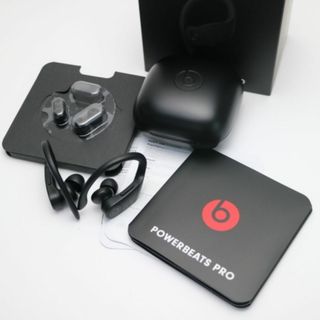 ビーツバイドクタードレ(Beats by Dr Dre)の超美品 Beats Powerbeats Pro MV6Y2PA/A ブラック M555(ヘッドフォン/イヤフォン)