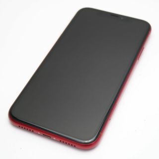 アイフォーン(iPhone)の超美品 SIMフリー iPhoneXR 128GB レッド RED 白ロム  M555(スマートフォン本体)