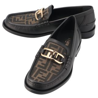 フェンディ(FENDI)のフェンディ/FENDI シューズ メンズ FF LOGO LOAFER ローファー BLACK 7D1550-AJZF-F0R7R _0410ff(ドレス/ビジネス)