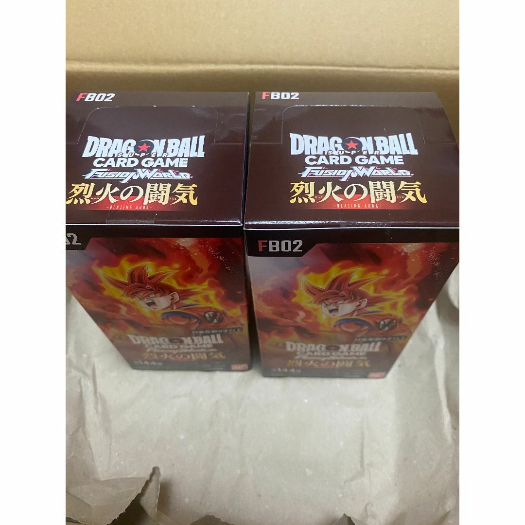 ドラゴンボールフュージョンワールド　烈火の闘気  新品未開封テープ付き2BOX エンタメ/ホビーのトレーディングカード(Box/デッキ/パック)の商品写真