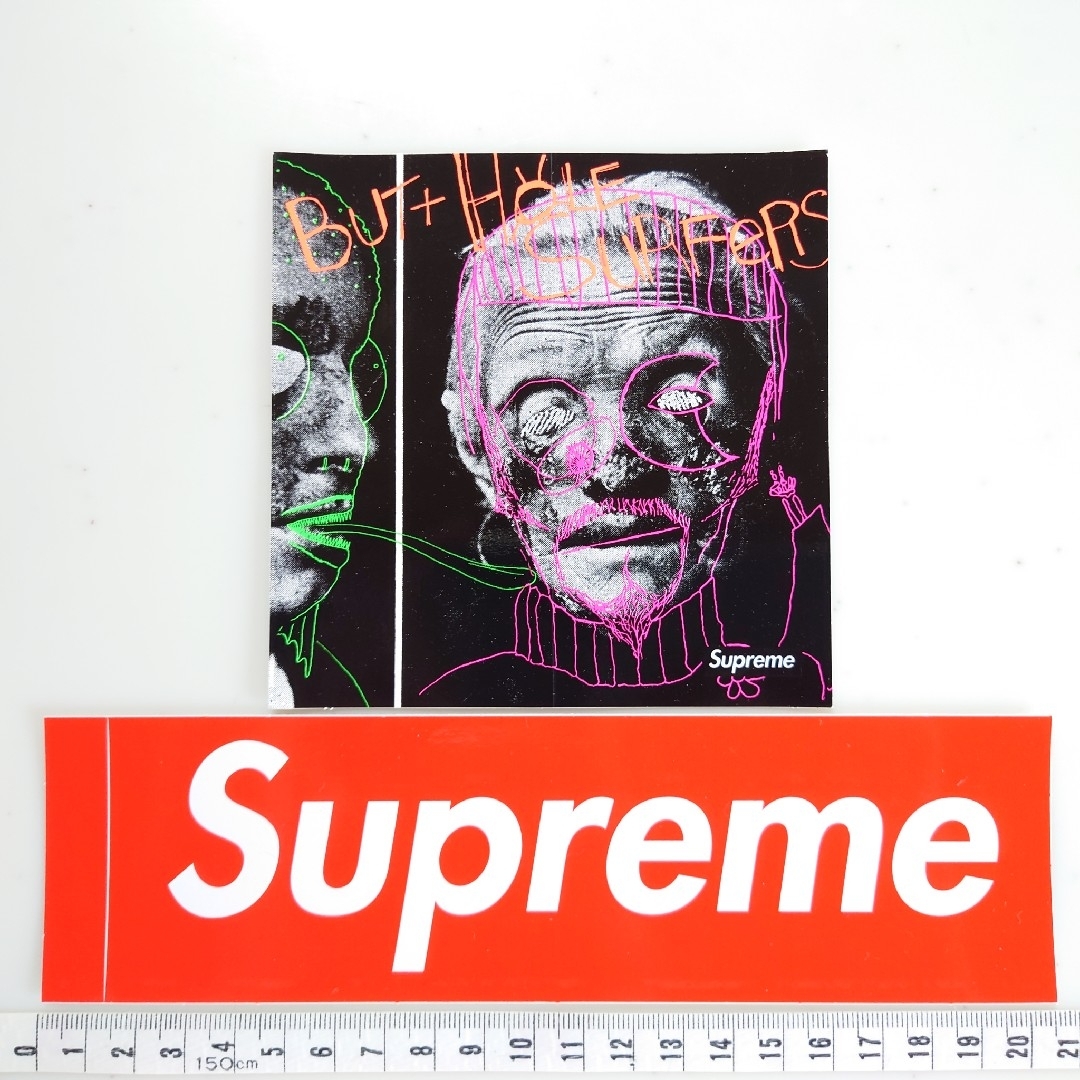 Supreme(シュプリーム)のシュプリーム ステッカー 2枚セット Butthole Surfers 21SS メンズのファッション小物(その他)の商品写真