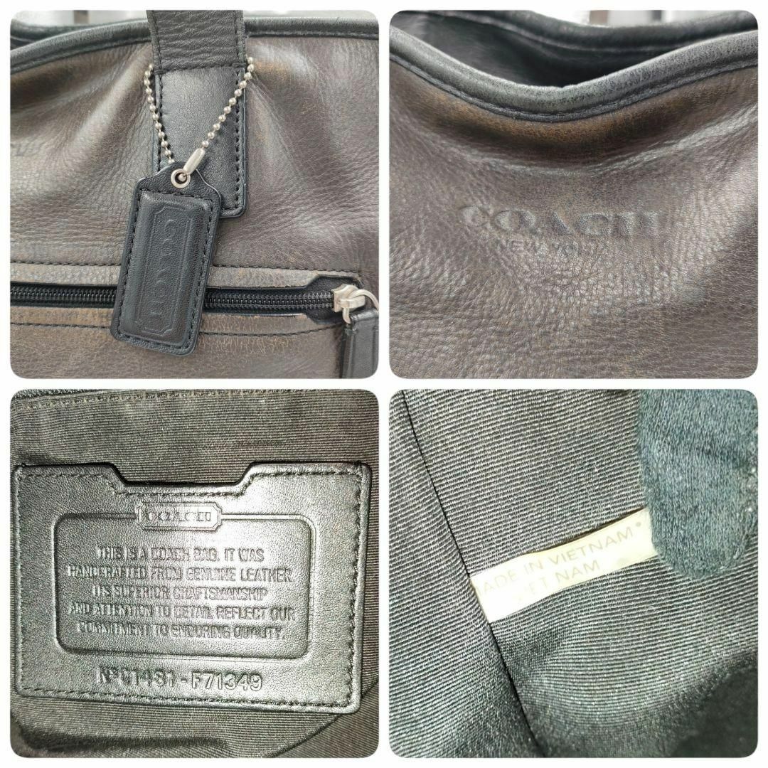 COACH(コーチ)のCOACH コーチ A4可 2way ビジネスバッグ ハンドバッグ レザー メンズのバッグ(トートバッグ)の商品写真