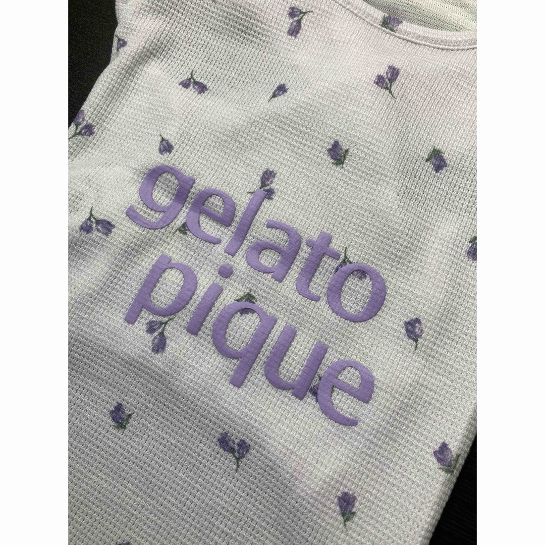 gelato pique(ジェラートピケ)の【Lサイズ ラベンダー】ジェラートピケ 小花柄COOLプルオーバー 犬服 ワンコ その他のペット用品(犬)の商品写真