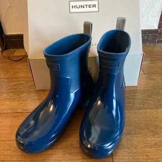 ハンター(HUNTER)の美品　HUNTER レインブーツ　箱付き(レインブーツ/長靴)