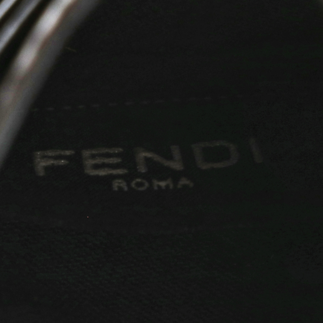 FENDI(フェンディ)のフェンディ/FENDI 名刺入れ メンズ レザー カードケース NERO+PALLADIO 7M0164-AP1T-F0GXN _0410ff メンズのファッション小物(名刺入れ/定期入れ)の商品写真