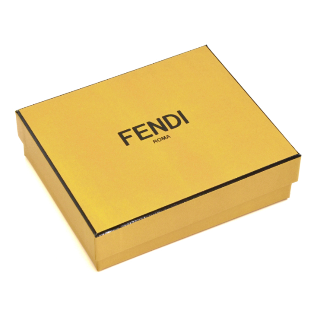 FENDI(フェンディ)のフェンディ/FENDI 名刺入れ メンズ レザー カードケース NERO+PALLADIO 7M0164-AP1T-F0GXN _0410ff メンズのファッション小物(名刺入れ/定期入れ)の商品写真