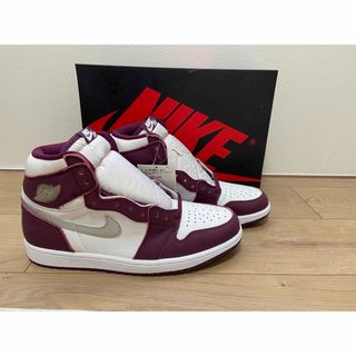 ナイキ(NIKE)のNIKE エアジョーダン1 airjordan1 ボルドー　新品(スニーカー)