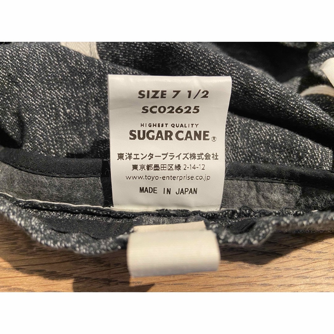 Sugar Cane(シュガーケーン)のシュガーケーン SC02625 BLACK COVERT APPLEJACK メンズの帽子(キャスケット)の商品写真