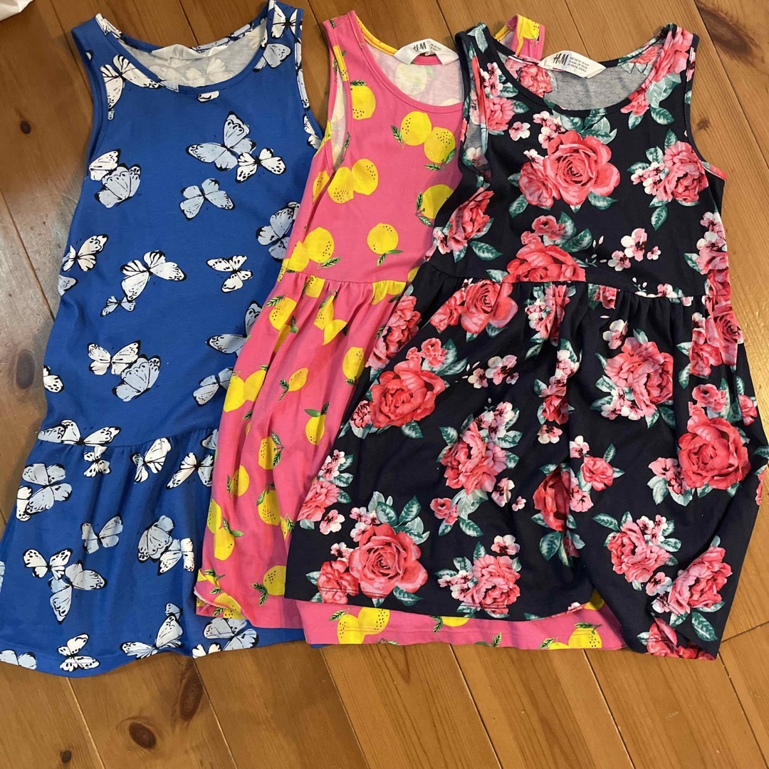 H&M(エイチアンドエム)のH&M FO kidsワンピース５枚セット キッズ/ベビー/マタニティのキッズ服女の子用(90cm~)(ワンピース)の商品写真