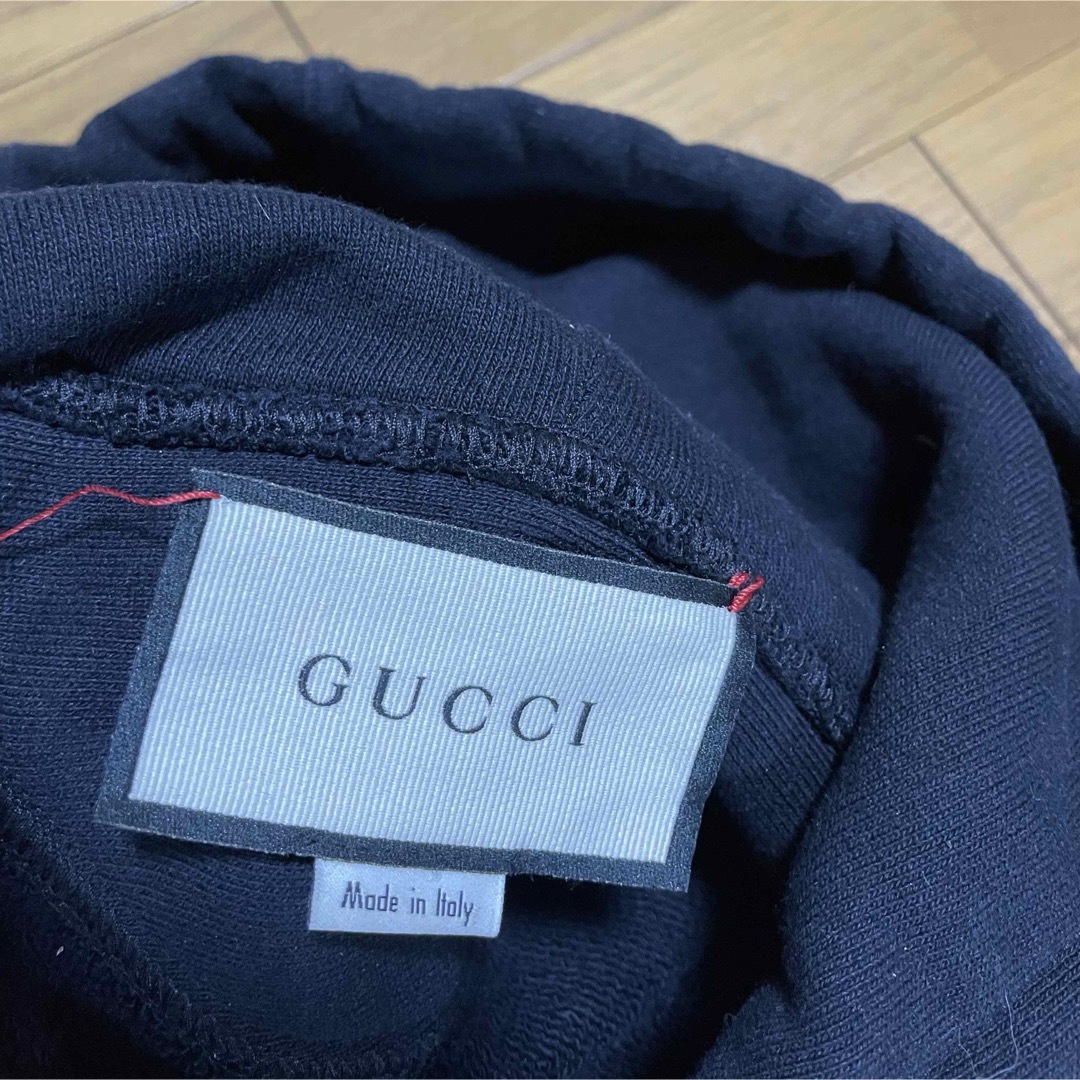 Gucci(グッチ)の⚫︎GUCCIグッチ黒ラム柄フーディスウェット メンズのトップス(パーカー)の商品写真