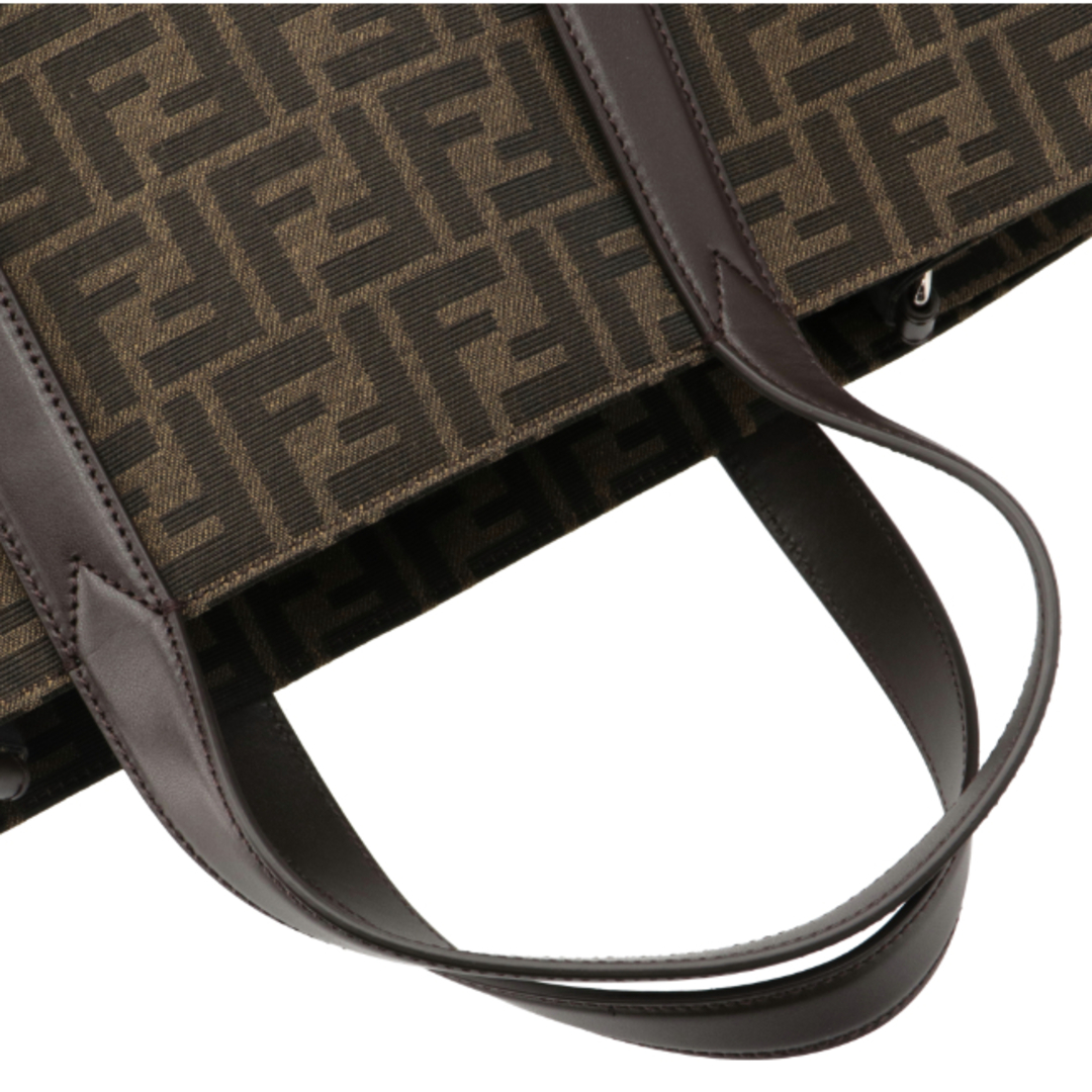 FENDI(フェンディ)のフェンディ/FENDI バッグ メンズ SHOP BAG JACQUARD FF LOGO トートバッグ BROWN 7VA390-AG0M-F19KW _0410ff メンズのバッグ(トートバッグ)の商品写真