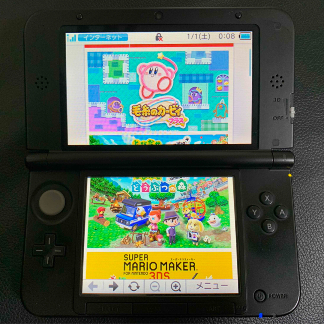 【訳あり】Nintendo 3DS  LL 本体 レッド/ブラック エンタメ/ホビーのゲームソフト/ゲーム機本体(携帯用ゲーム機本体)の商品写真