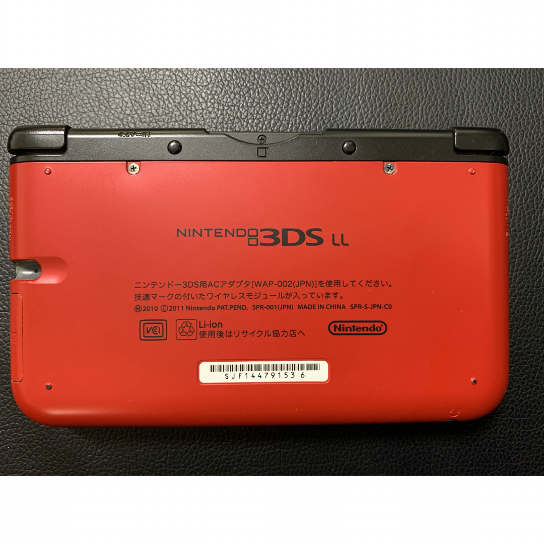 【訳あり】Nintendo 3DS  LL 本体 レッド/ブラック エンタメ/ホビーのゲームソフト/ゲーム機本体(携帯用ゲーム機本体)の商品写真