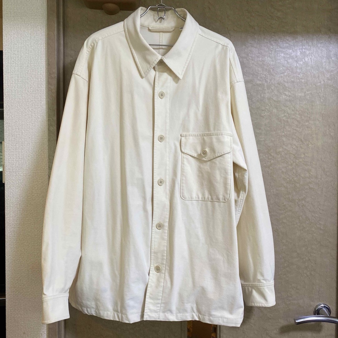 UNIQLO(ユニクロ)の完売品！UNIQLO ユニクロ オーバーサイズシャツジャケット（ジャージー） メンズのジャケット/アウター(カバーオール)の商品写真