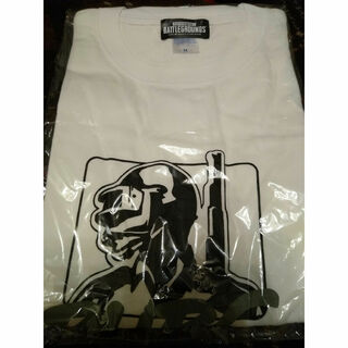 PUBG　Tシャツ　XLサイズ　ホワイト　B(Tシャツ/カットソー(半袖/袖なし))
