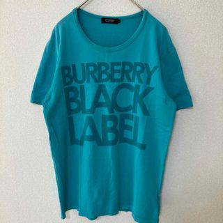 BURBERRY BLACK LABEL Tシャツ　ターコイズブルー　サイズ2