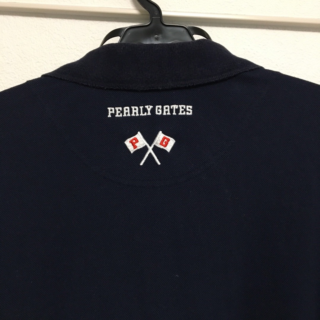 PEARLY GATES(パーリーゲイツ)のパーリーゲイツゴルフシャツ　Mサイズ メンズのトップス(シャツ)の商品写真