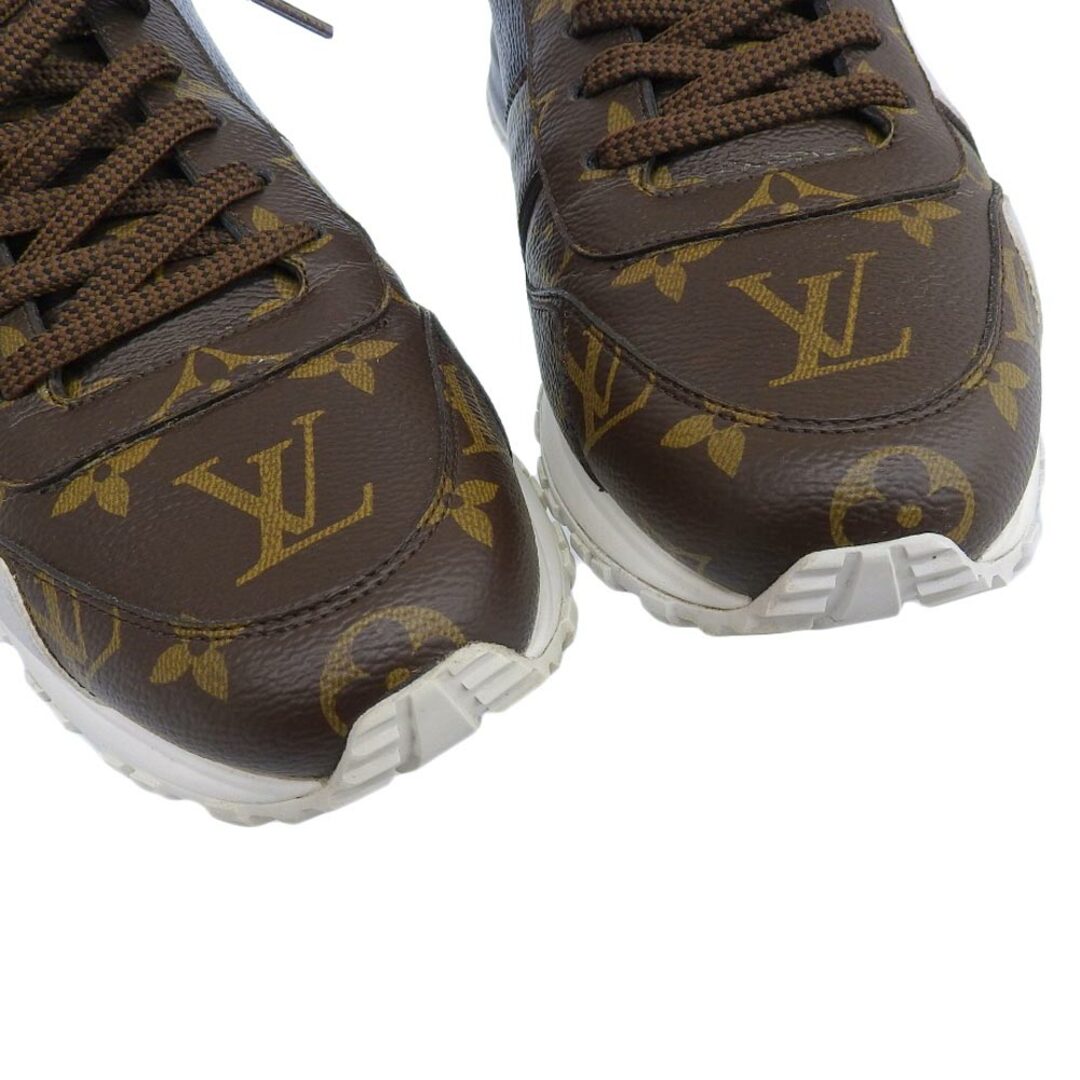 LOUIS VUITTON(ルイヴィトン)のルイヴィトン 美品 LOUIS VUITTON ルイヴィトン モノグラム ランアウェイ ライン スニーカー シューズ メンズ ブラウン×ブラック×ホワイト 7 18年 7 メンズの靴/シューズ(その他)の商品写真