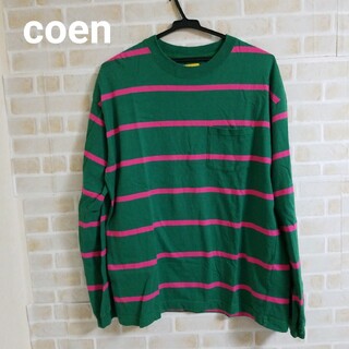 コーエン(coen)のcoen M&MカラーボーダーロンTEE(Tシャツ/カットソー(七分/長袖))