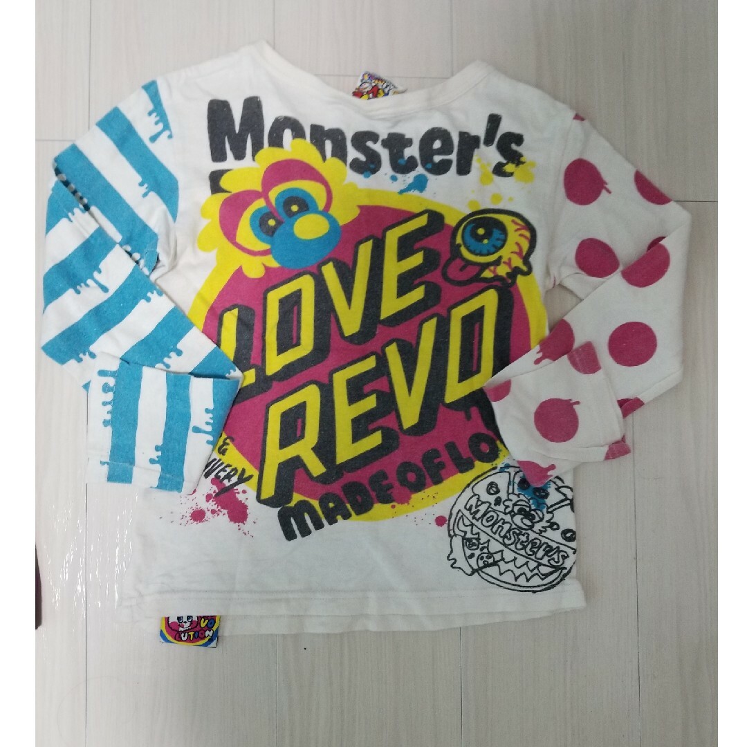 LOVE REVOLUTION(ラブレボリューション)のラブレボ　モンスター　ロンt tシャツ キッズ/ベビー/マタニティのキッズ服男の子用(90cm~)(Tシャツ/カットソー)の商品写真